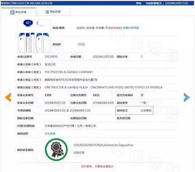 海飛絲三維標志商標申請為何一波三折？